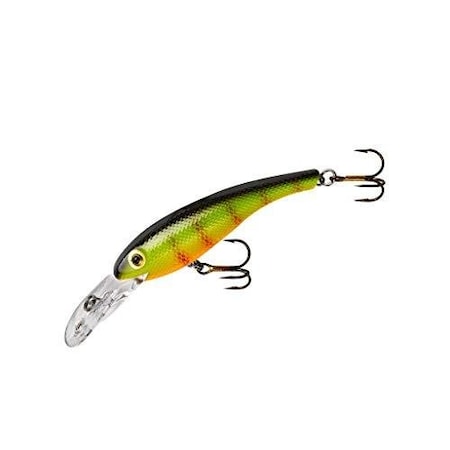Cotton Cordell Wally Diver Crankbait, 2 12, 14 Oz, Perch Floating CD522